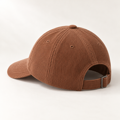 Clay Cord Cap in clay: crown and rear construction